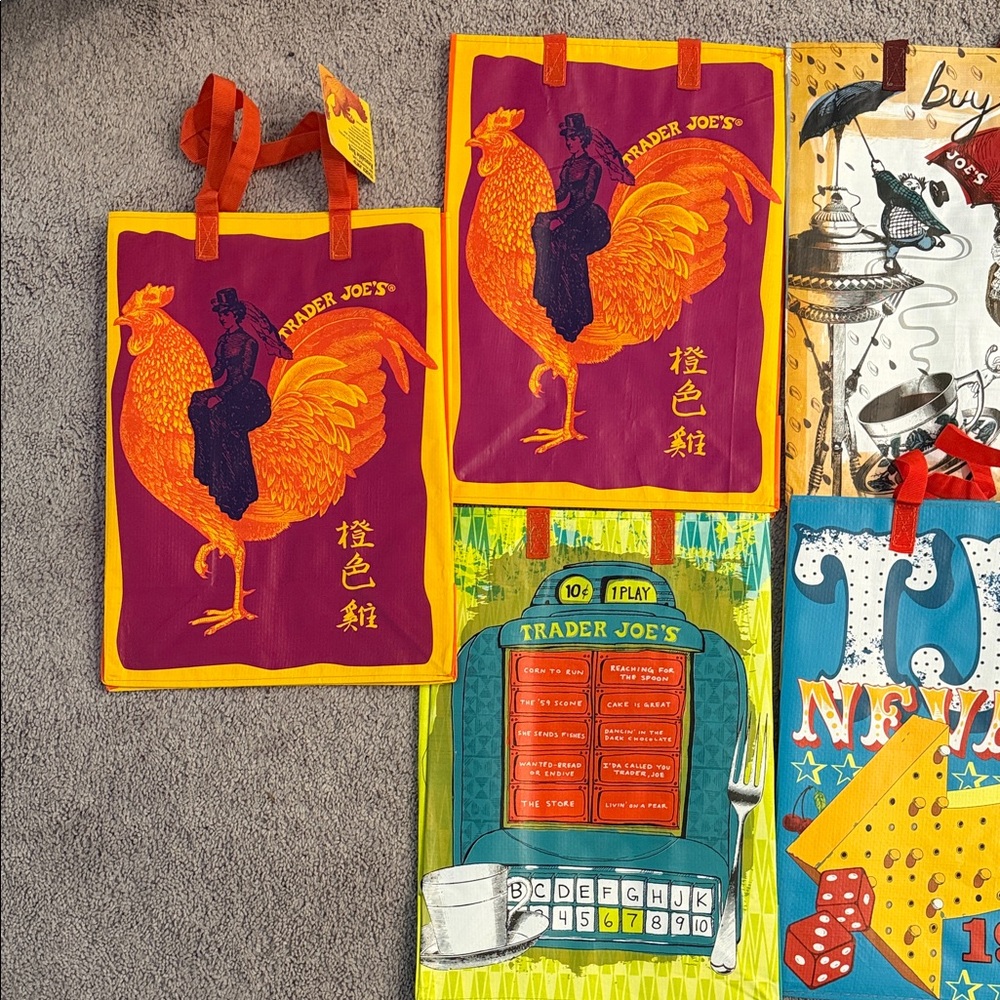 Trader Joe's Reusable Tote Bags - Picture 2 of 3